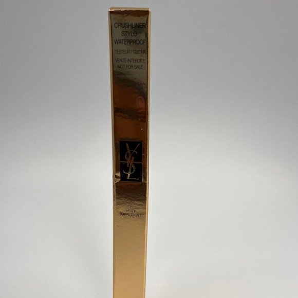 YSL Crushliner Stylo Waterproof Eyeliner #7 Vert Imprudent .35 oz NEW! - Picture 1 of 3